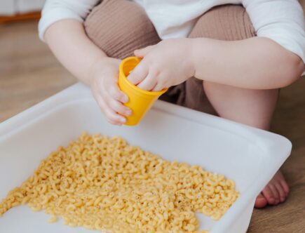 Sensory Play at Five, Scientific Thinking at Fifteen