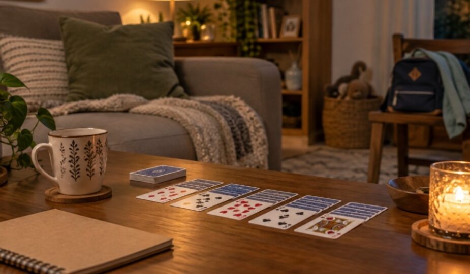A Quiet Card-Game Break for Parents After the Evening Rush